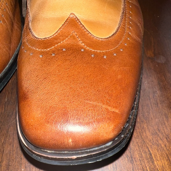 Stacy Adams Brown Leather Wingtip Oxfords